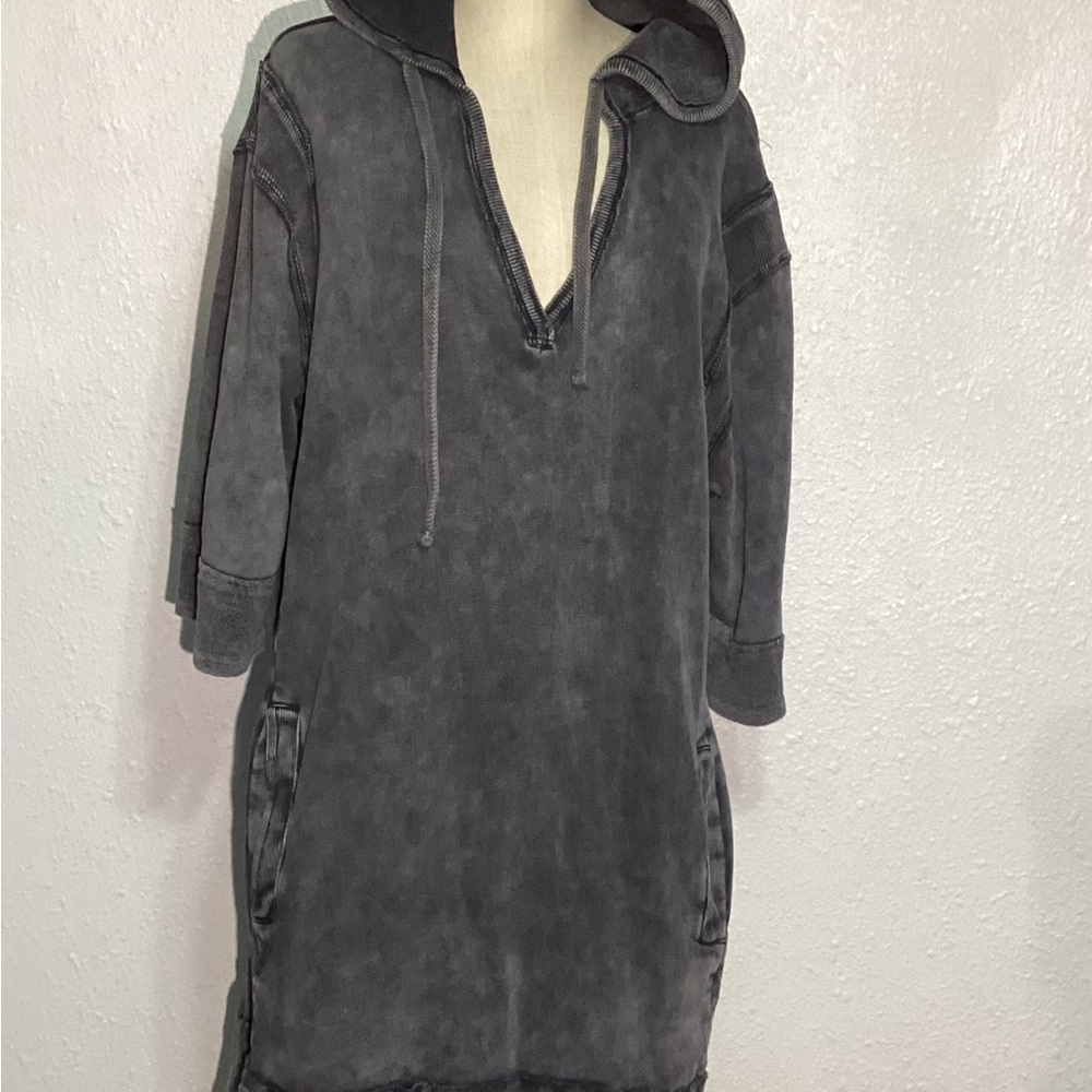 Daily practice by Anthropologie sport hoodie mini dress size large Dress - Picture 7 of 7